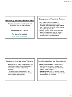 Narcissist Whisperer Workshop Handout