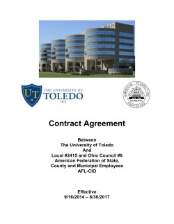 (AFSCME) Local 2415 - University of Toledo