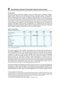 8 performance review of non-bank financial institutions