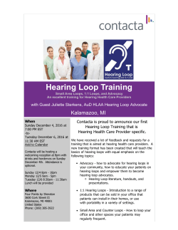 Hearing Loop Training