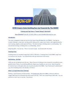 NYRR Empire State Building Run