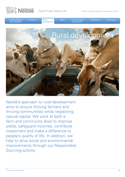 Rural development