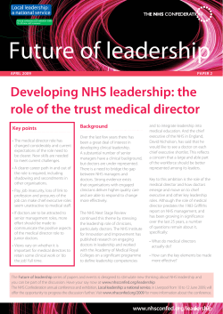 Role of Medical Director