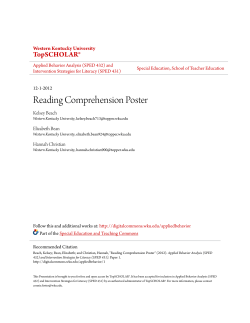 Reading Comprehension Poster - TopSCHOLAR