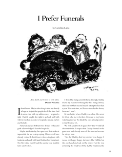 I Prefer Funerals