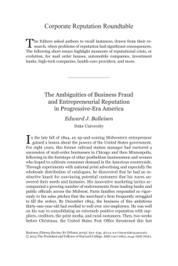 Corporate Reputation Roundtable