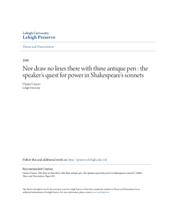 Nor draw no lines there with thine antique pen