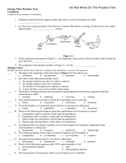 Do Not Write On The Practice Test