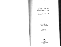 AT THE BACIZ OF THE NORTH WIND George MacDonald