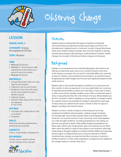 Observing Change