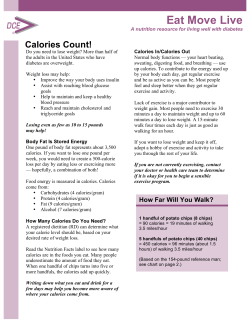 Calories Count - Bay Medical Center