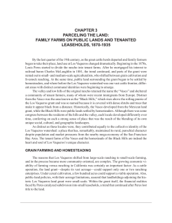 family farms on public lands and tenanted leaseholds, 1870-1935
