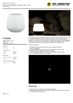 Playbulb Candle