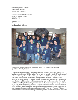 Race for a Cure - Garden City Public Schools