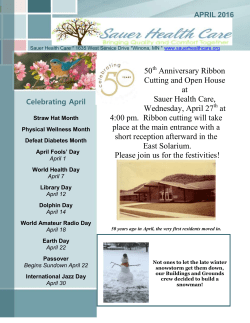 50 Anniversary Ribbon Cutting and Open House at Sauer Health