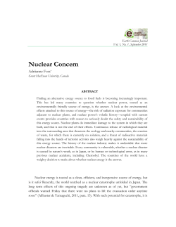 Nuclear Concern - MacEwan University