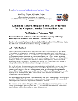 Landslide Hazard Mitigation and Loss