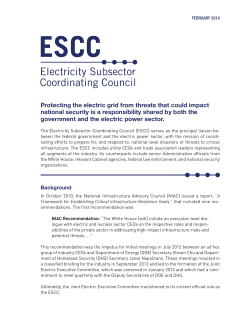 Protecting the electric grid from threats that could impact national