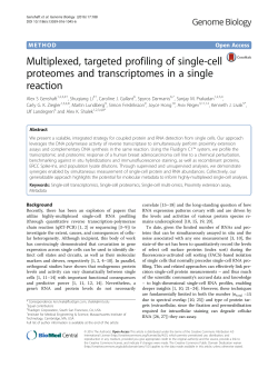 Multiplexed, targeted profiling of single