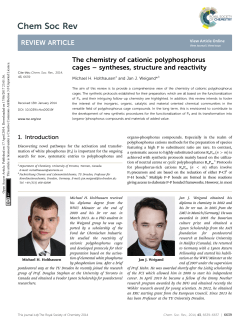 The chemistry of cationic polyphosphorus cages