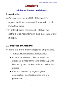 Grassland Management