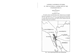 lower california studies iv. the natural landscape of the colorado delta