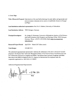 Project details - Kansas State University