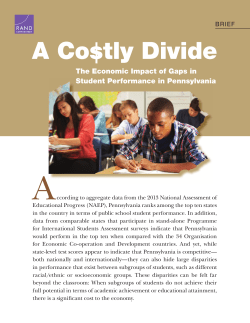 A Costly Divide: The Economic Impact of Gaps in Student