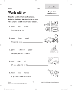 Journeys Practice Book – Lesson 21