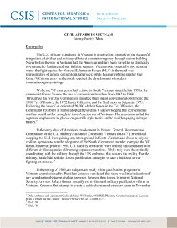 Civil Affairs in Vietnam