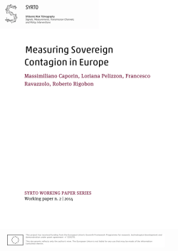 Measuring Sovereign Contagion in Europe