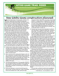 Summer 2014 newsletter - Gitchi
