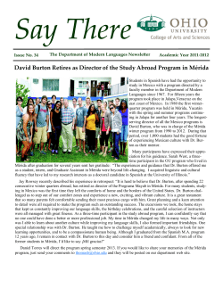 David Burton Retires as Director of the Study Abroad Program in
