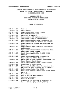 chapter 335-6-6 national pollutant discharge elimination system