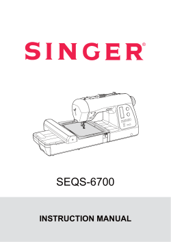 SEQS-6700 - SINGER Futura Support