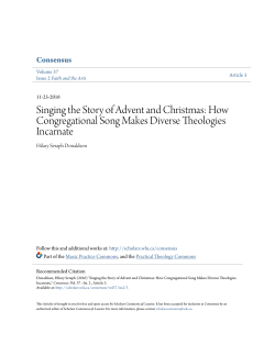 Singing the Story of Advent and Christmas: How Congregational