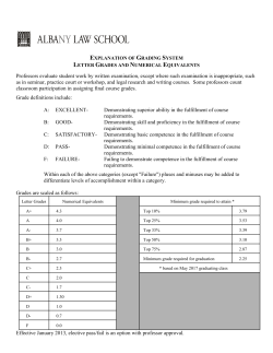 Professors evaluate student work by written examination, except