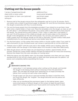 Cutting out the house panels