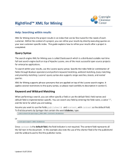 Searching Within Results