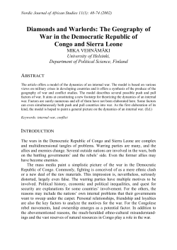 Article in PDF format - Nordic Journal of African Studies