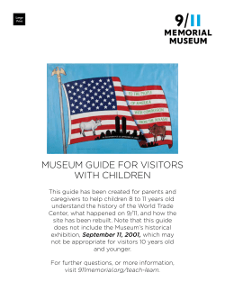 museum guide for visitors with children