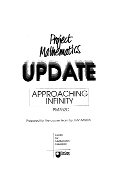 PM752C: Approaching infinity