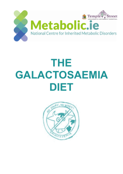 the galactosaemia diet