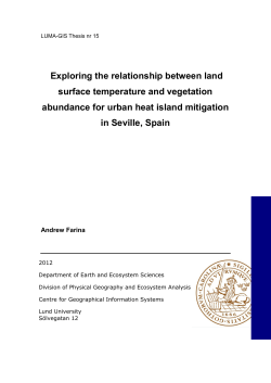 Exploring the relationship between land surface temperature and