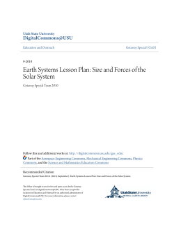Earth Systems Lesson Plan - DigitalCommons@USU