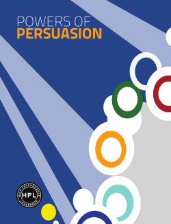 Powers of Persuasion