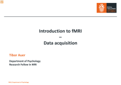 Functional MRI - cubic | rhul cubic