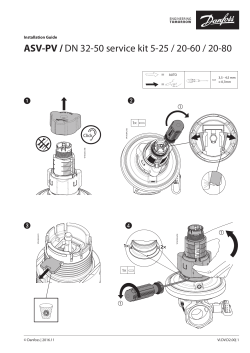 ASV-PV / DN 32-50 service kit 5-25 / 20-60 / 20-80