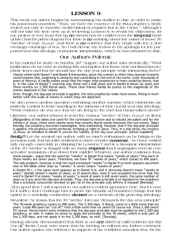 Lesson 9 - Truth or Fables