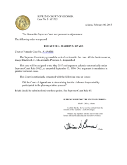 S16G1723. THE STATE v. HAYES